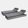  Reclinado de Rattan Sunger de Rattan para o Hotel Villa