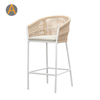 Conjunto de mesa de barra de varanda de corda mais favorável