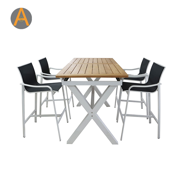 Melhor preço do conjunto de mesa de alumínio ao ar livre
