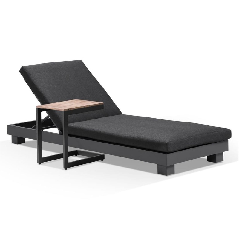 Estilo europeu de alumínio Sling Sling Outdoor Sun Bed Sun Sornger