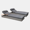  Reclinado de Rattan Sunger de Rattan para o Hotel Villa