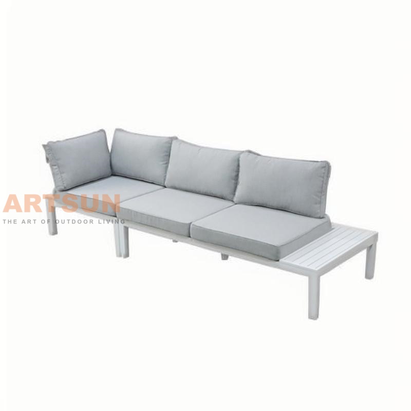 Sofá externo modular segmentado moderno
