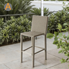 Factory Direct Wicker Rattan High Bar Chair para Outdoor