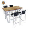 Melhor preço do conjunto de mesa de alumínio ao ar livre