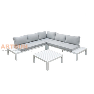 Sofá externo modular segmentado moderno