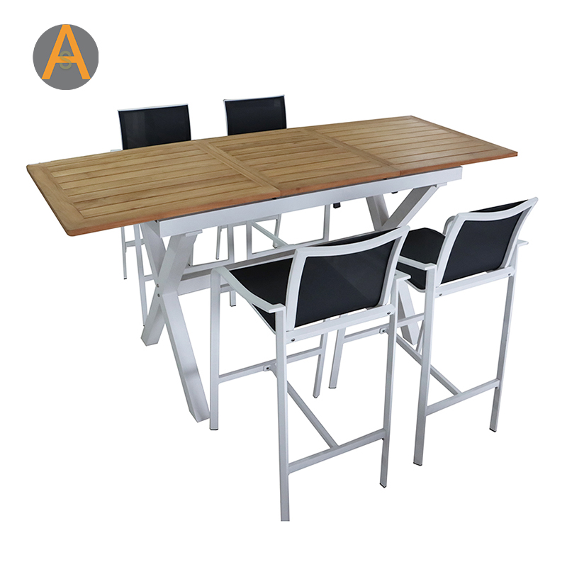 Melhor preço do conjunto de mesa de alumínio ao ar livre