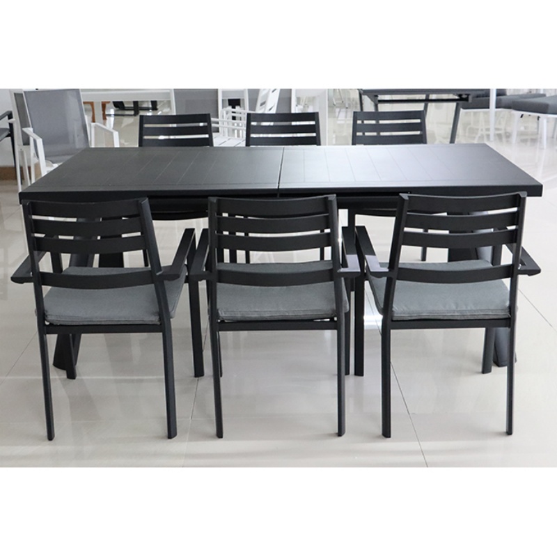 Cadeira de jantar de alumínio moderna para café e cafeteria