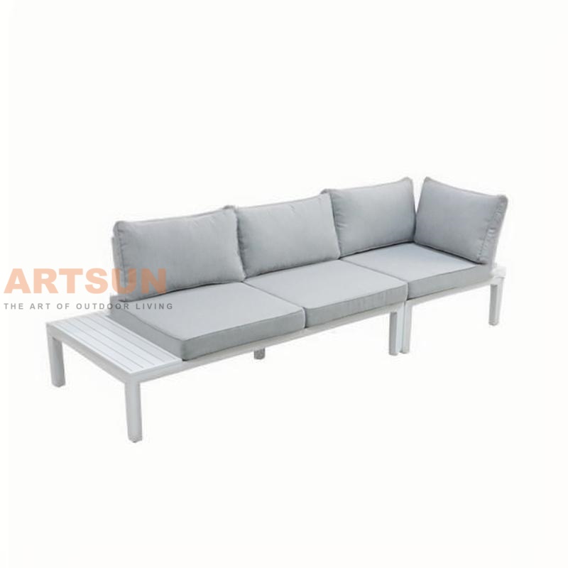 Sofá externo modular segmentado moderno