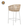 Conjunto de mesa de barra de varanda de corda mais favorável