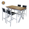 Melhor preço do conjunto de mesa de alumínio ao ar livre