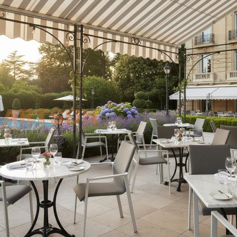 Cadeira de jantar ao ar livre à prova d'água para restaurante 