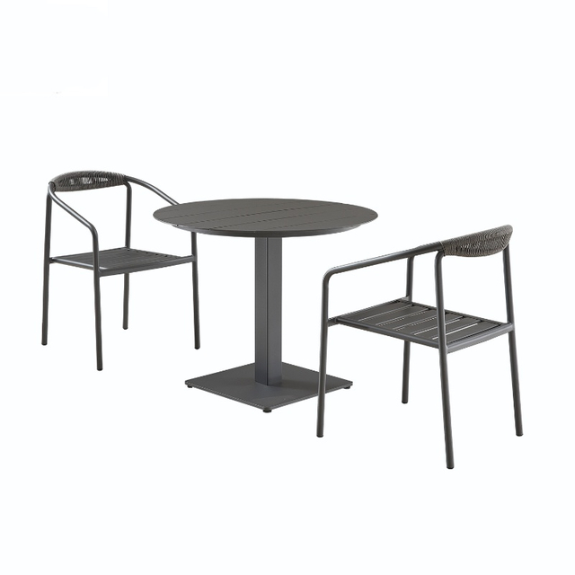 Melhor preço de jantar de corda de metal de metal e cadeira para restaurante