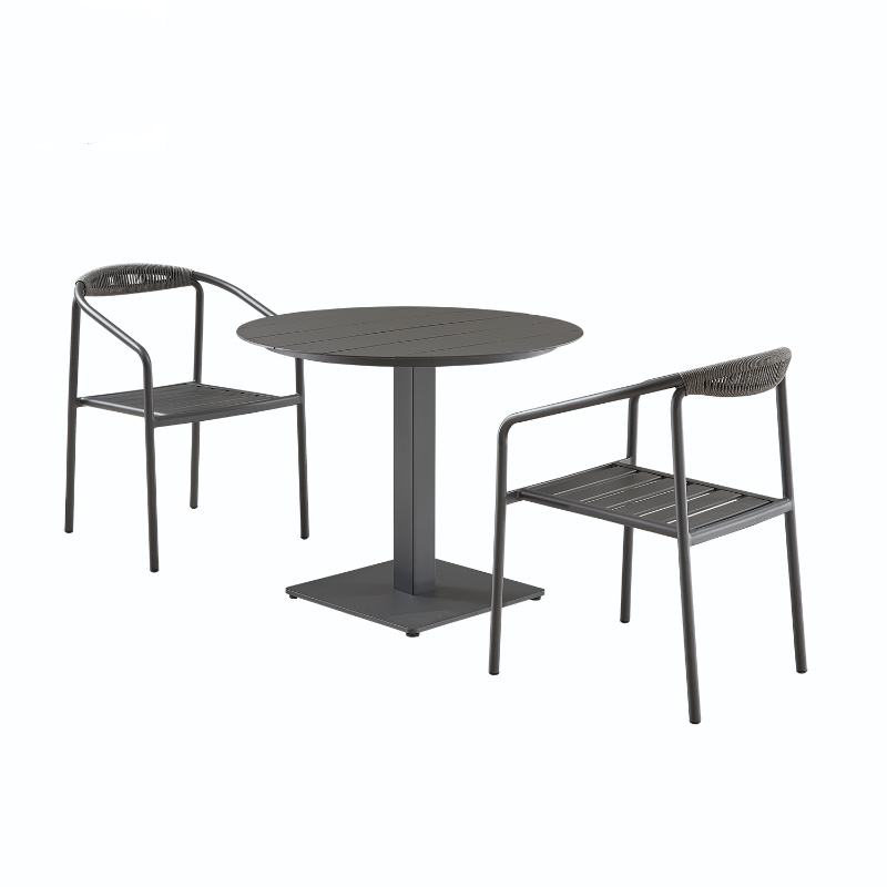 Melhor preço de jantar de corda de metal de metal e cadeira para restaurante