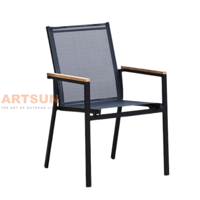 Alumínio empilhável Teslin para pátio