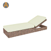 Espreguiçadeira reclinável do sol da cama de sol para piscina externa
