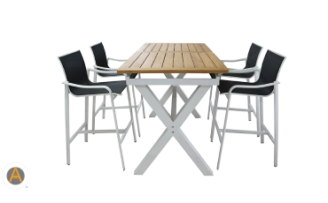 Aluminum Outdoor High Bar Table Set.png