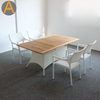 Conjunto de mesa de jardim de vime de alto desempenho