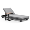 Estilo europeu de alumínio Sling Sling Outdoor Sun Bed Sun Sornger