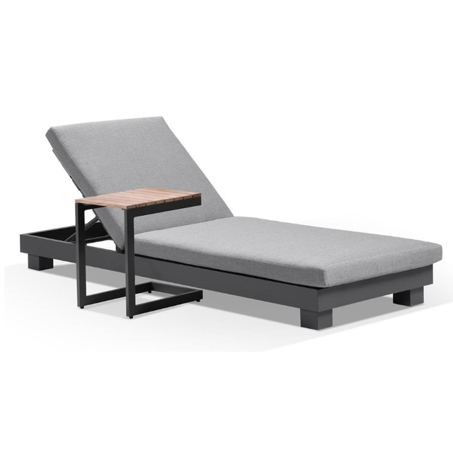 Estilo europeu de alumínio Sling Sling Outdoor Sun Bed Sun Sornger
