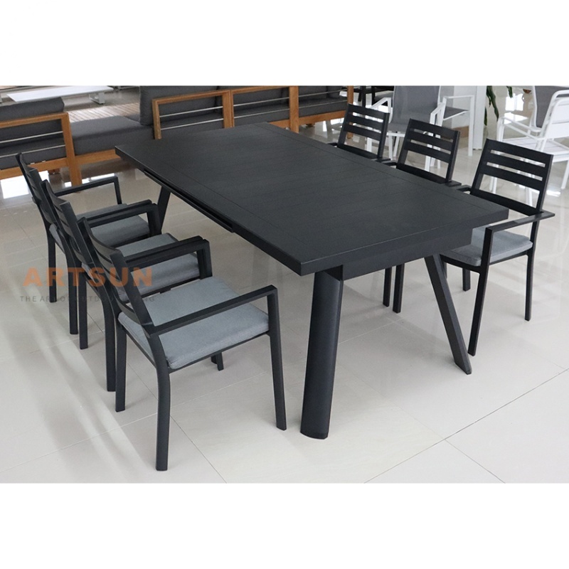 Cadeira de jantar moderna de alumínio para café Cafe