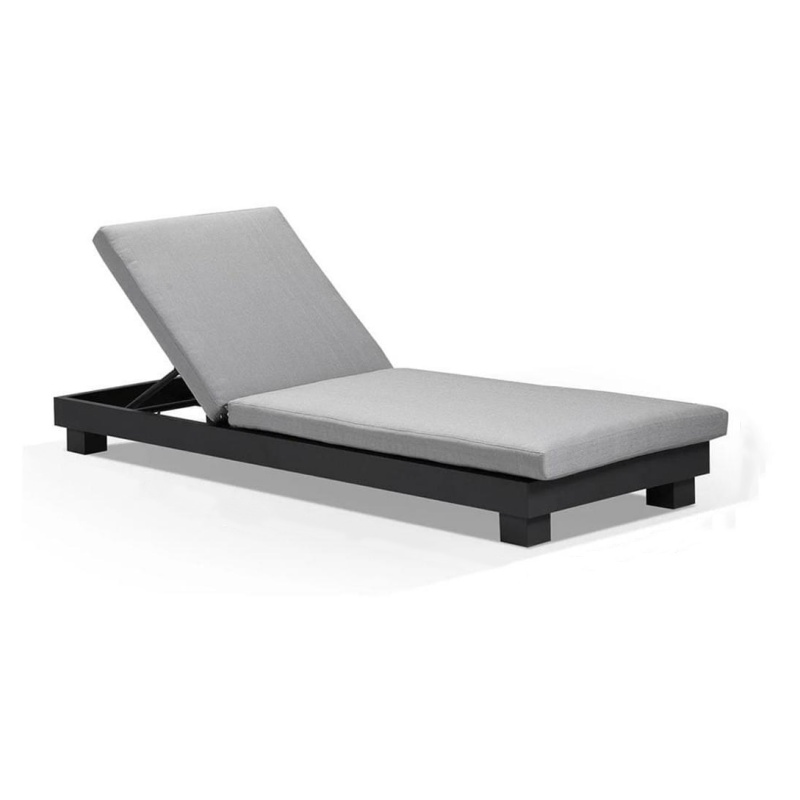 Estilo europeu de alumínio Sling Sling Outdoor Sun Bed Sun Sornger