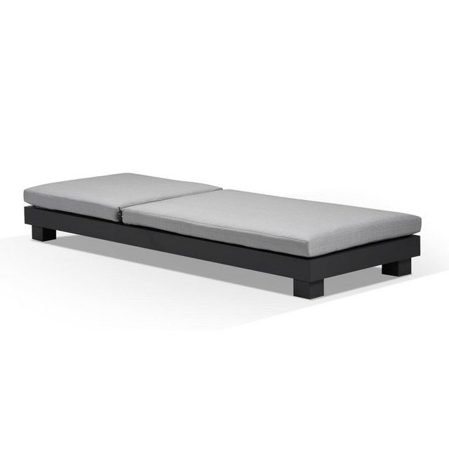 Estilo europeu de alumínio Sling Sling Outdoor Sun Bed Sun Sornger