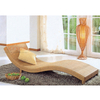Modern ao ar livre reclinável Rattan Sunger para spa e jardim