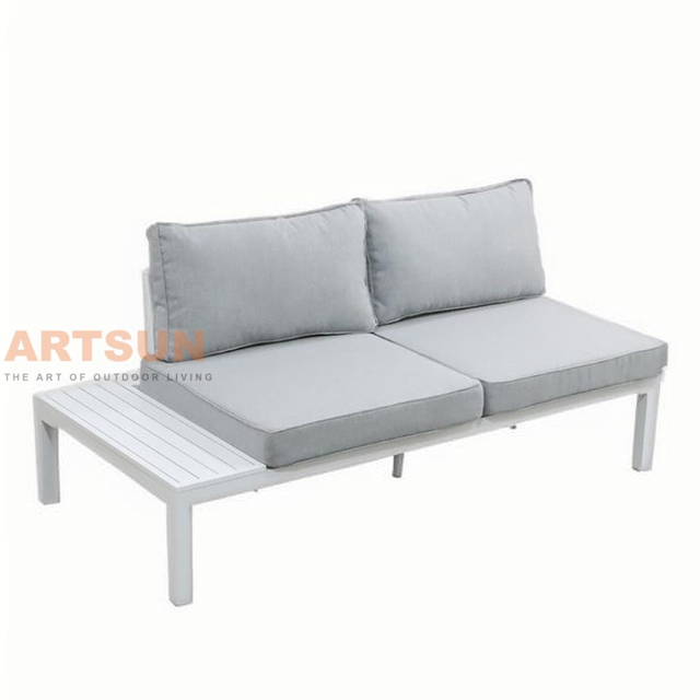 Sofá externo modular segmentado moderno