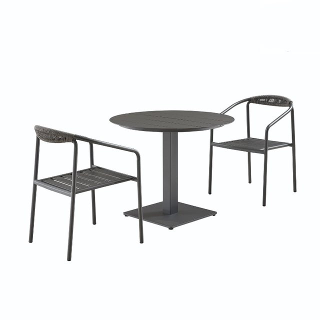 Melhor preço de jantar de corda de metal de metal e cadeira para restaurante