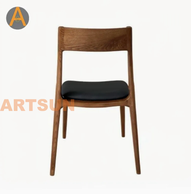 Design moderno, garantia de alta qualidade, empilhamento de móveis para casa, cadeiras de jantar para eventos de madeira sólida de longa duração para sala de jantar de hotel, restaurante e café