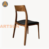 Design moderno, garantia de alta qualidade, empilhamento de móveis para casa, cadeiras de jantar para eventos de madeira sólida de longa duração para sala de jantar de hotel, restaurante e café